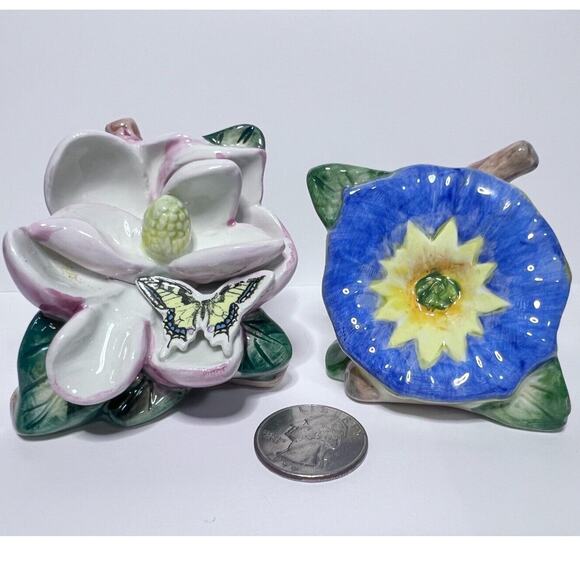 Portmeirion Other - Portmeirion Botanic Garden Butterflies Salt & Pepper Shakers - Vintage Porcelain